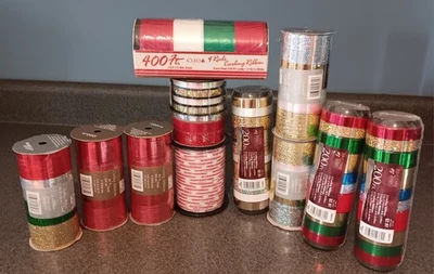 Paquete de 12 paquetes surtidos de cinta rizadora Foto 1 de 4