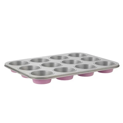 NEW WILTSHIRE TWO-TONE 12 CUP MUFFIN PAN Tin Cake - image 1 of 3