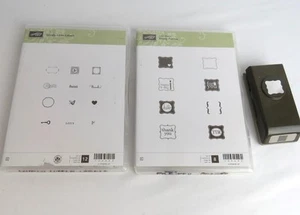 Stampin' Up! Set 2 Pretty Petites + Piccole Etichette con Carte Fustellate Creazione Artigianato - Foto 1 di 10
