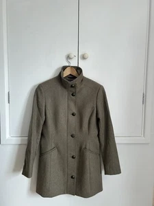 Musto Coat Womens UK 10 Lambs Wool Tweed Field Jacket Shooting Hunting Races - Picture 1 of 24