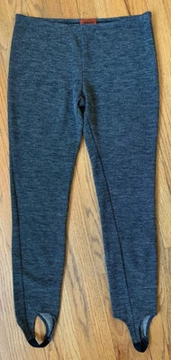 Calça estribo de malha de lã cinza urze etiqueta laranja Missoni tamanho 40 em excelente estado usado! - Imagem 1 de 4