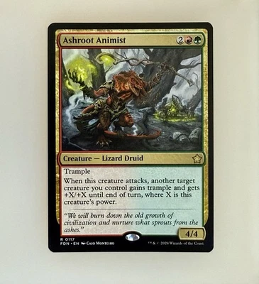 Magic the Gathering: Ashroot Animist Foundations Regular NM - Image 1 of 2