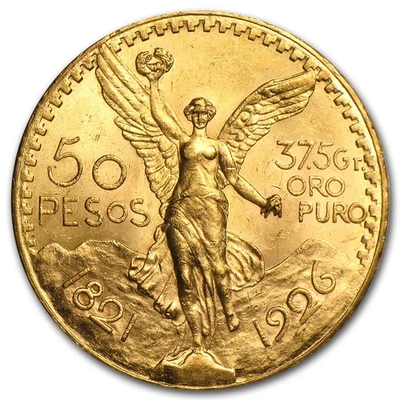 Oro México 1926 50 pesos BU Foto 1 de 2