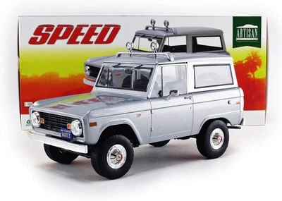 1:18 1970 Ford Bronco - Silver -- Jack Travens from Speed (1994) -- Greenlight - Image 1 of 4