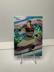 2025 Topps Chrome Disney LI SHANG Aqua Mini Diamond Refractor /199! - Picture 1 of 2