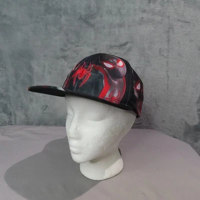 Gorra Marvel Spider Man Miles Morales Snap Back talla única negra roja para hombre Foto 1 de 4