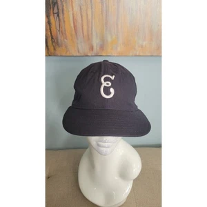 Vintage 1980s-90s Roman Pro Wool Fitted Cap Made in USA - Navy w/ Script C Logo, - Bild 1 von 6