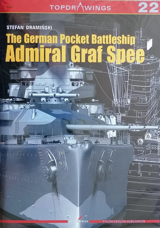 La corazzata tascabile tedesca Admiral Graf Spee - Kagero Topdrawings n. 22 - Immagine 1 di 1