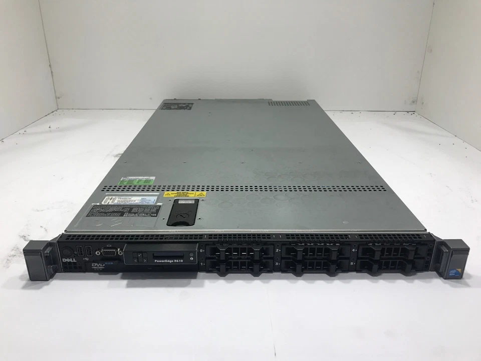 Dell PowerEdge R610 Xeon E5506 2.13Ghz Quad-Core Rack Server w/ WIN 2008 STD - Image 1 of 2