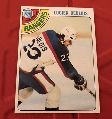 1978-79 Topps Lucien DeBlois RC New York Rangers #136 - Image 1 of 2