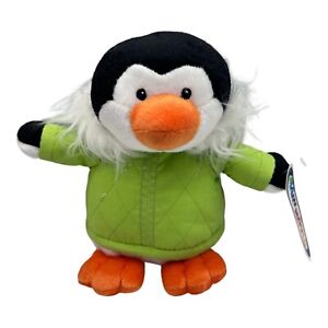 Mary Meyer Penguin in Green Parka Blizzy Izzie Stuffed Animal 37117 Plush 7” NEW