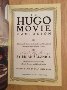 Firmado Por Brian Selznick The Hugo Película Compañero de La HC 1st + Pic Martin - Picture 1 of 12