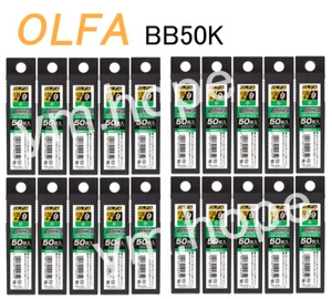 OLFA Ersatzklinge schwarz 9 mm S-Typ klein scharf Cutter 5 - 80 Set BB50K JP - Bild 1 von 9