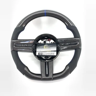 Volante de fibra de carbono real para Ford Mustang 2005-2009 S197 GT 2005-2012 Foto 1 de 4