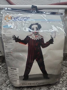 California Costume Killer Klown Jumpsuit Child Boy Outfit Clowns & Circus 00398 - Picture 1 of 4