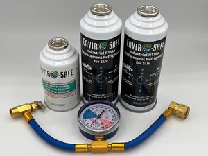 Envirosafe Industrial R134a Replacement Refrigerant, Proseal, Prodry, Gauge kit - Picture 1 of 4
