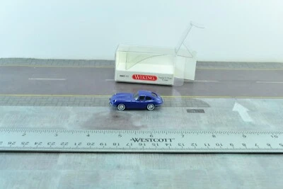 Coche deportivo Wiking 080302 Jaguar tipo E azul escala 1:87 HO Foto 1 de 3