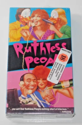 Ruthless People VHS Brand New Factory Sealed 1986 Touchstone - Image 1 of 3