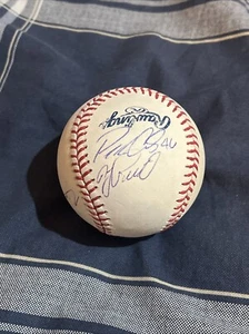 Patrick Corbin AJ Pollack Arizona Diamondbacks +1 Signed Baseball JSA - Picture 1 of 3