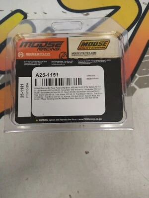 Kit de cojinete de rueda trasera Moose para Polaris 1998-02 Scrambler 400 4x4 A25-1151 Foto 1 de 2