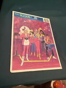 Vintage Barbie And The Rockers Golden 12 Piece Tray Puzzle 1986 Mattel EXCELLENT - Picture 1 of 2