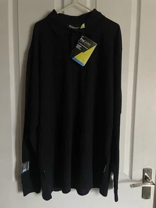 Progarm 5280 Arc Flash Flame Resistant Long Sleeve Polo Shirt Size Medium 52-54 - Picture 1 of 5