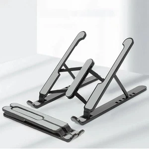 Laptop Stand Foldable Adjustable Hard Plastic Holder Support for All Laptop Size - Afbeelding 1 van 6