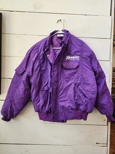 Vintage '90s Hoosier Racing Tire Jacket Purple XL - Picture 1 of 4