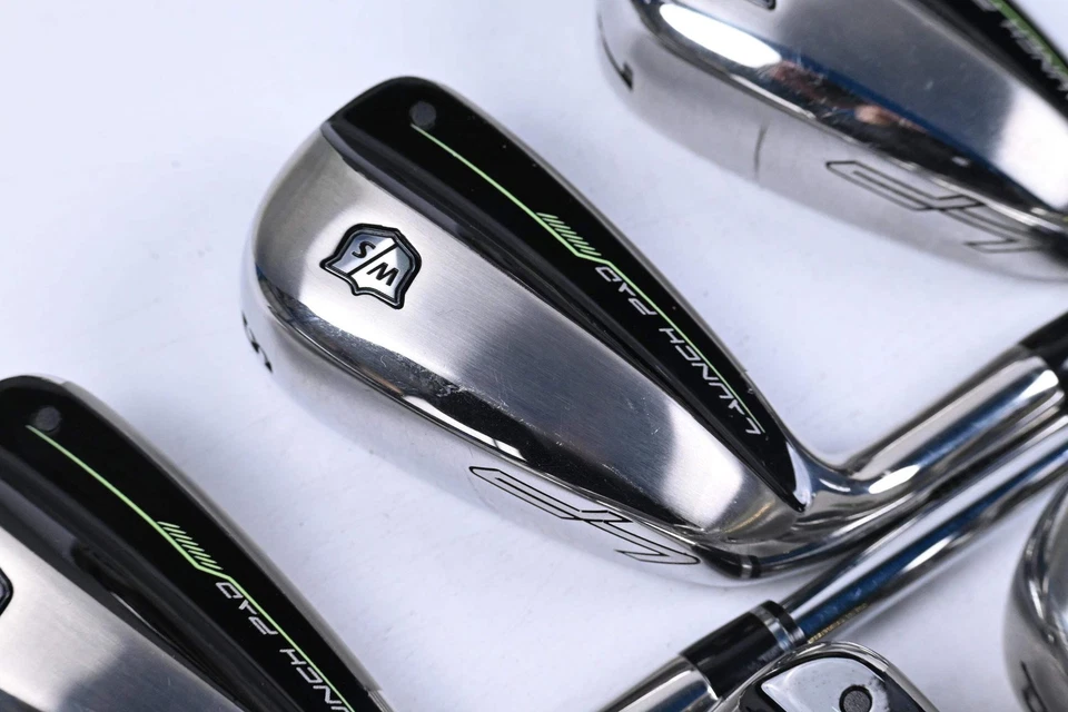 Left Hand Wilson Launch Pad 2022 Irons / 5-PW+SW / Regular Flex KBS Ultralite - Image 1 of 4