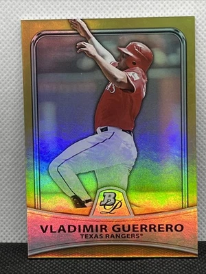 2010 Bowman Platinum Владимир Герреро No32 золотая фольга /539 Texas Rangers - Изображение 1 из 3