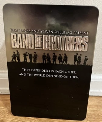 BAND of BROTHERS (DVD, 2002) 6-Disc Set HBO Complete Series Steel Book Tin Case Foto 1 de 4