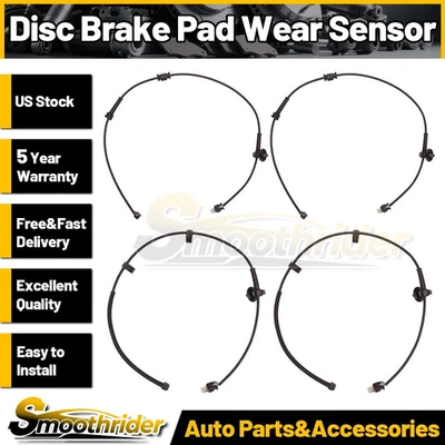 Sensor de desgaste de pastillas de freno delanteras traseras 4 piezas para Chevrolet Corvette 2015 2016 2017 2018 Foto 1 de 3