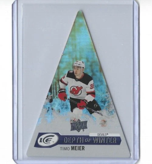 2023-24 Upper Deck Ice Timo Meier Depth of Winter Die-Cut SP DW-3 - Image 1 of 1
