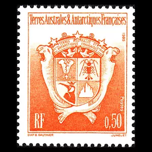 TAAF 1995 - Wappen - Sc 177 postfrisch - Bild 1 von 2