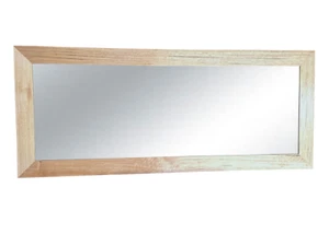 Solid Tasmanian Oak Timber Framed Wall Mirror 150x63cm - Picture 1 of 5