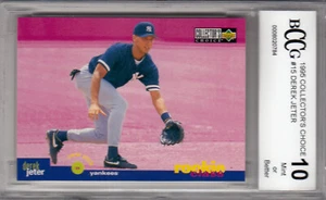 1995 Collector's Choice Rookie Class Derek Jeter NY Yankees #15 BCCG 10 - Foto 1 di 4