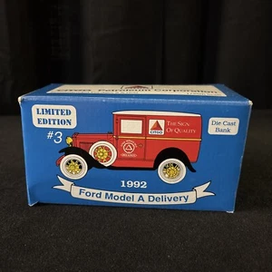 Citgo Ford Model a Panel Delivery Truck Bank 1992 #3 Ltd Edition Spec Cast. NIB - Picture 1 of 6