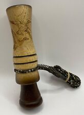 Genuinely Amish Crafted Duck Call with Lanyard - Wooden - New, Unused!