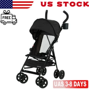Baby Cloud Umbrella Stroller Travel Lightweight Infant Foldable Sun Canopy Black - Picture 1 of 7