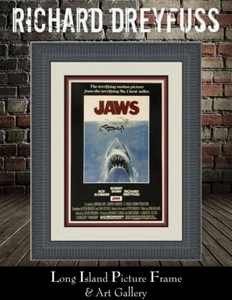 JAWS Richard Dreyfuss Signed Photograph Custom Framed ACOAA - Picture 1 of 7