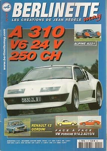 BERLINETTE MAG 12 R12 GORDINI ALPINE A310 253CH A221 A310 1600 VE A110 1600 SC - Foto 1 di 2