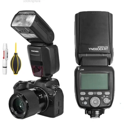 Luz flash velocidad TTL HSS 1/8000s cámara Canon YONGNUO YN690EX-RT 2,4 g inalámbrica TTL HSS 1/8000s  Foto 1 de 4