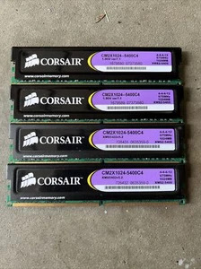 Corsair DDR2 4GB (4x 1GB) Xtreme Perf XMS2-6400 CM2X1024-5400C4 RAM Desktop PC - Picture 1 of 3