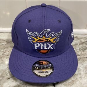 New Era 9Fifty NBA Phoenix Suns Purple Snapback Hat Retro Throwback Cap