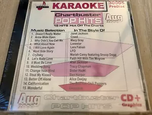 Chartbuster Karaoke CB30005 Pop CDG Aug 2000 Jackson Creed Chapman Hazel - Picture 1 of 2