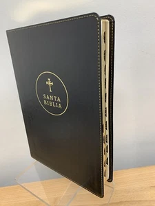 Biblia de refrencias ultrafina reina valera sitipiel indice negro letra grande - Picture 1 of 8