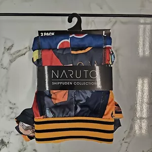 Pack de 2 calzoncillos boxer Naruto talla grande 36-38 en colección Anime Shippuden nuevos con etiquetas - Imagen 1 de 15