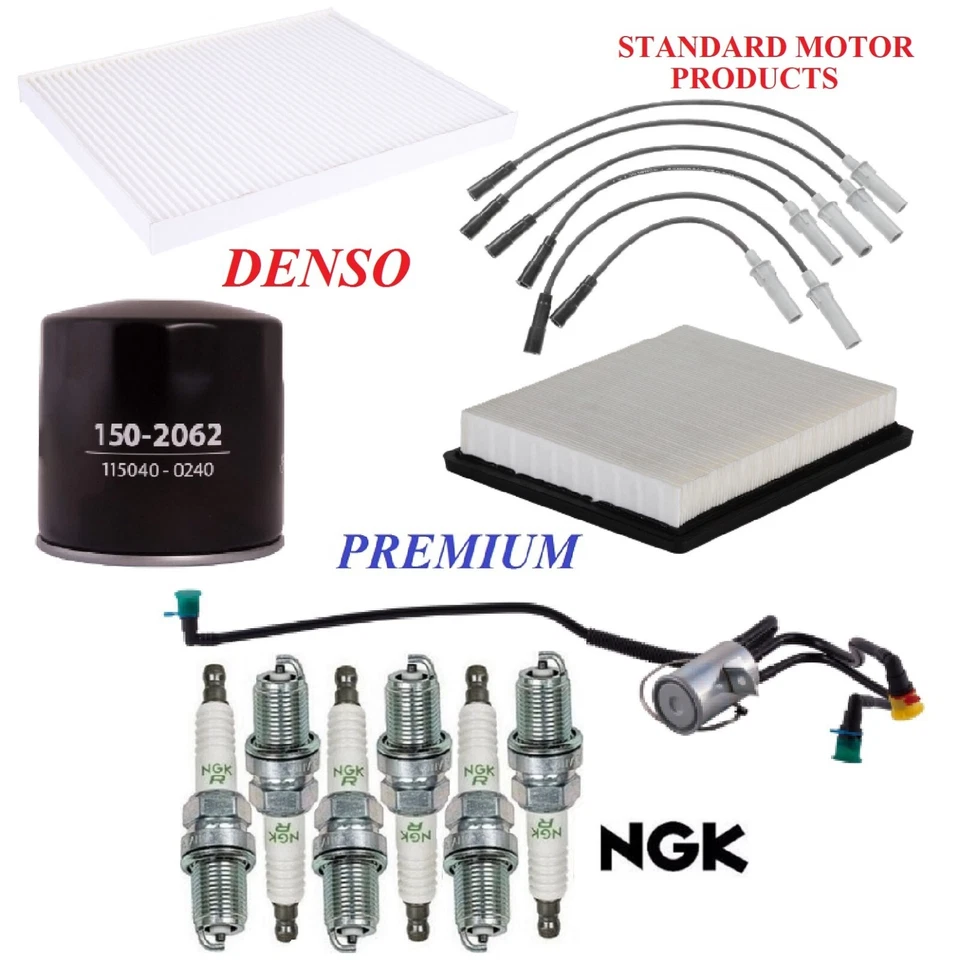 Kit de afinación filtros bujías de cable para Chrysler Voyager V6; 3,3 L 2001-2003 Foto 1 de 1