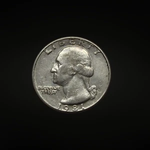 Moneda CUARTO DE DOLAR 1981 Denver USA Georghe Washington - Foto 1 di 2