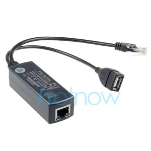 Active PoE Splitter 48V to 5V 5.2V 2.4A USB TYPE A Female 802.3af for tablet - Picture 1 of 10